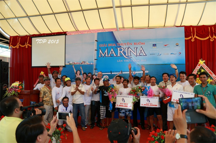 Giải đua thuyền buồm Marina lần thứ nhất 2015 tổ chức vào ngày 29.8 thành công tốt đẹp